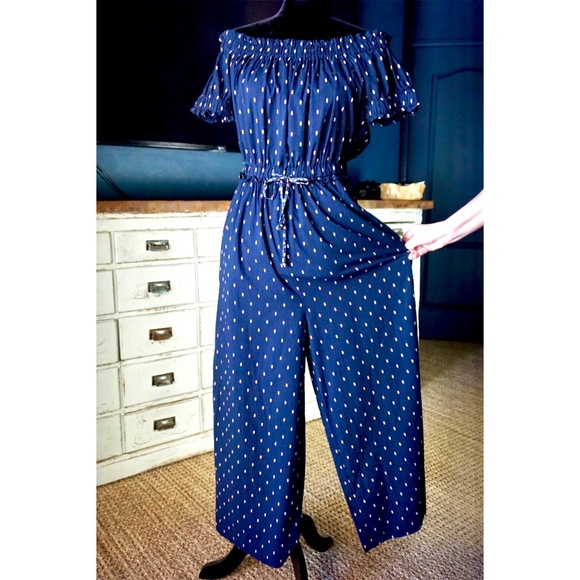 Anthropologie Findley Off The Shoulder Jumpsuit S - Picture 3 of 9